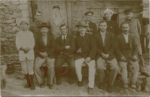 Delpratt in POW group picture