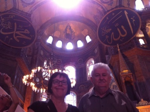 Helen & John at Hagia Sophia
