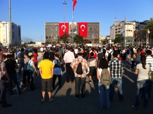 Ongoing 'Standing Man' protest, Taksim Square