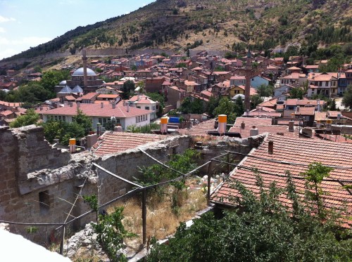Ruins of the old Armenian church from above